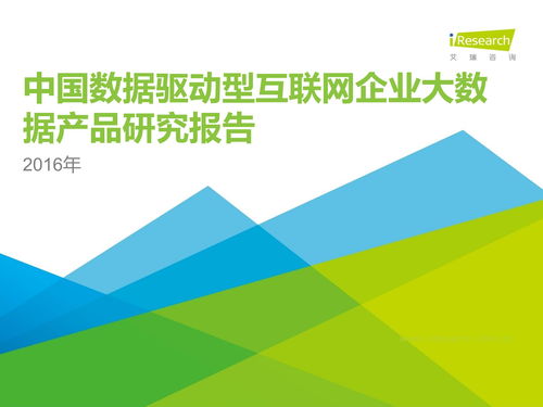 2016年中國(guó)數(shù)據(jù)驅(qū)動(dòng)型互聯(lián)網(wǎng)企業(yè)大數(shù)據(jù)產(chǎn)品研究報(bào)告 洞察互聯(lián)網(wǎng)數(shù)據(jù)服務(wù)的新前沿